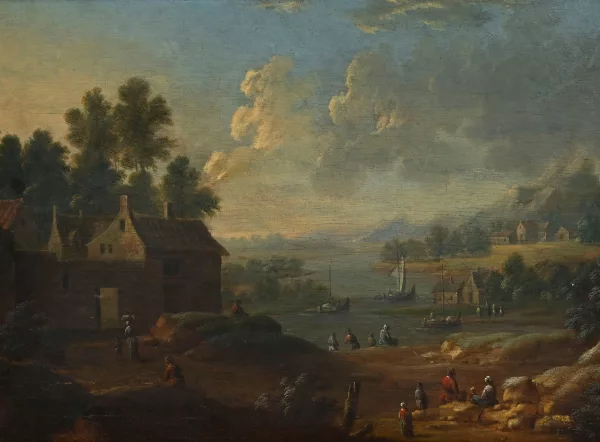 Pieter van Bredael — Suiveur de Pieter van Bredael — Paysage romain