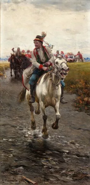 Alfred von Wierusz-Kowalski — Die Hochzeitsgesellschaft auf dem Lande
