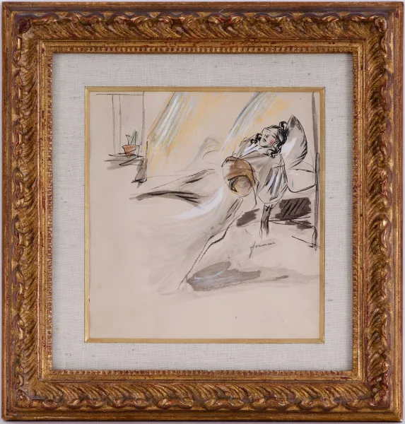 Jean-Louis Forain — La Mort de Mimi