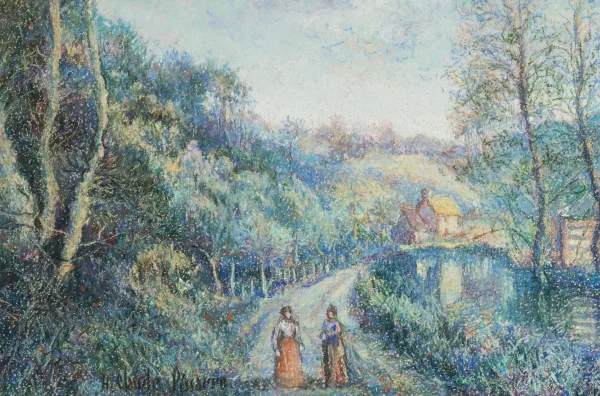 Isaac Pomié — Le Moulin de la Martinée sur les bords de la Vère