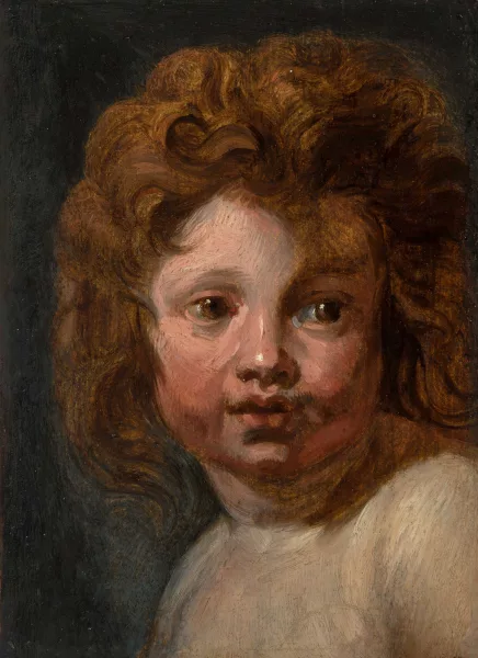 Antoine van Dyck — Attribué à Dyck, Anthony van — zugeschrieben Portrait eines Jungen mit lockigem Haar