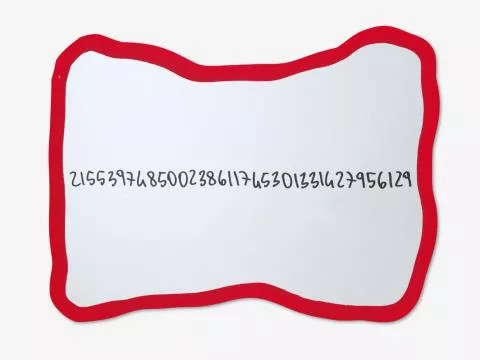 Michelangelo Pistoletto — Frattali (rosso)