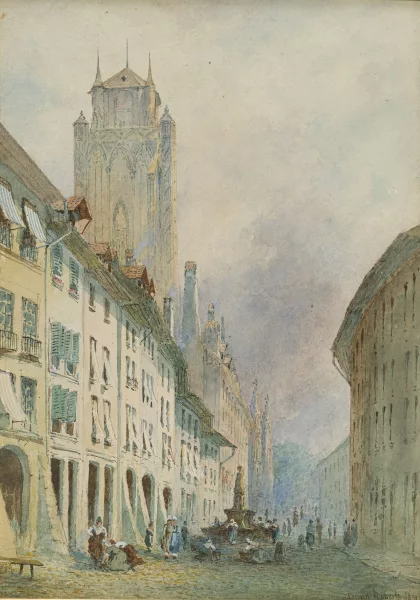 David Roberts — "Minister Street, Berne"