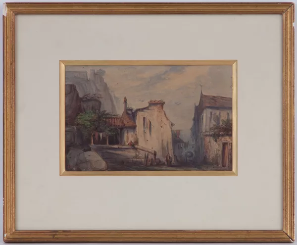 Edward Lear — Attribué à Edward Lear — Village