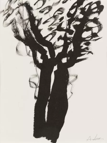 Etel Adnan — Ohne Titel (Aus: Serié des Arbres)