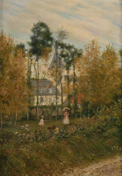 Jean Jacques Rousseau — Jean Jacques Rousseau (1861-1911), Femme et enfant