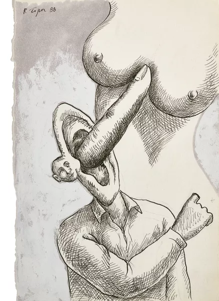 Roland Topor — Sans titre, 1988