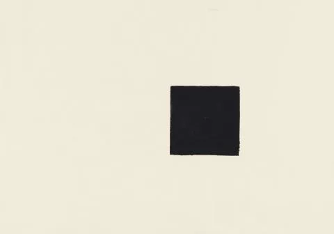 Blinky Palermo — Ohne Titel (Schwarzes Quadrat)