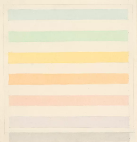 Antonio Calderara — Progetto per serigrafia, 1969