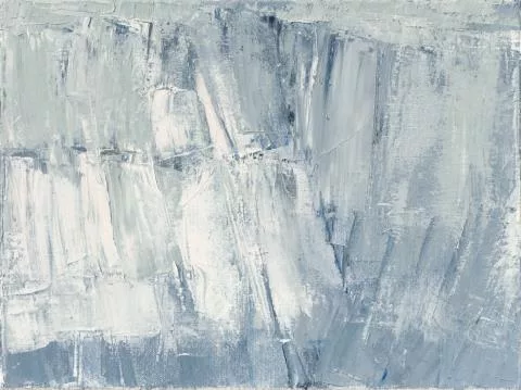 Raimund Girke — Blau und Weiss