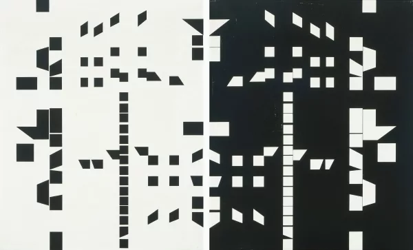 Aurélie Nemours — Diptychon, ohne Titel