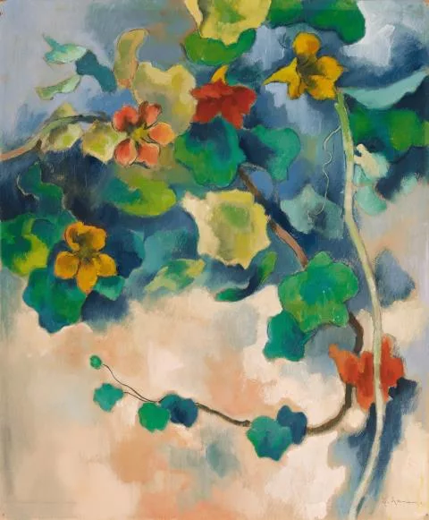 Heinrich Nauen — Kapuzinerkresse