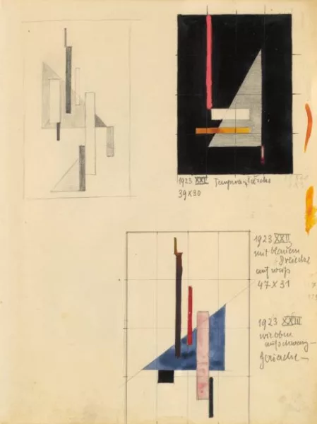 Walter Dexel — Kompositionen (XXI, XXII und XXIII. 1923)