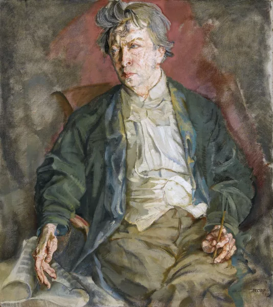Max Oppenheimer — "Portrait Ferruccio Busoni".