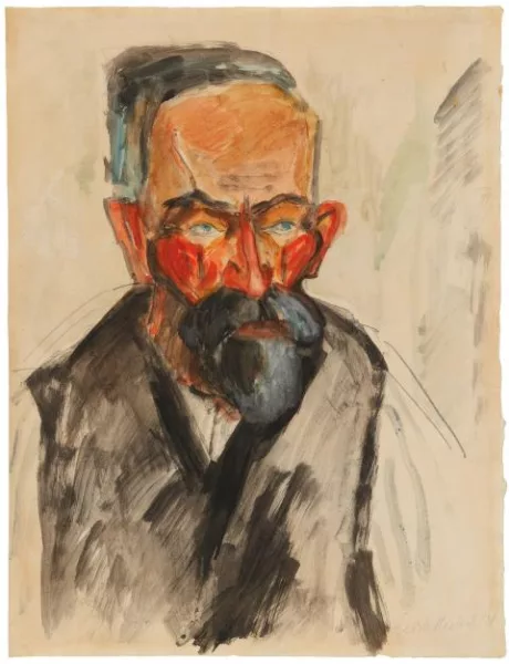 Erich Heckel — Männerkopf