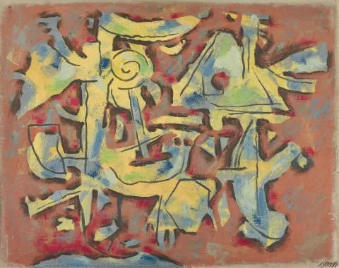 Willi Baumeister — Figuration mit Laterne