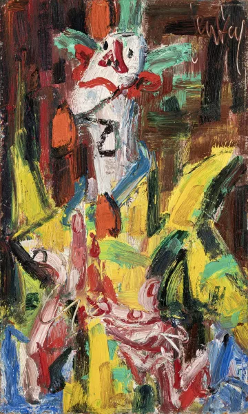 Eugène Paul — "Clown musicien",