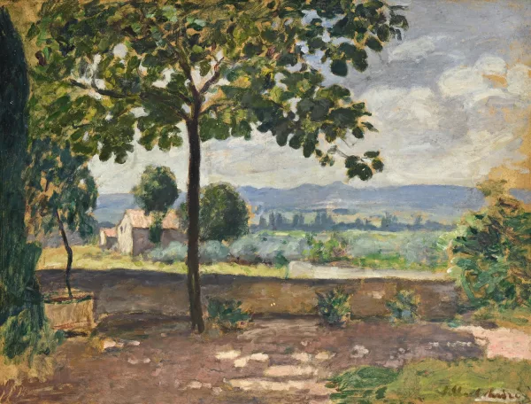 Albert André — La terrasse de Laudun