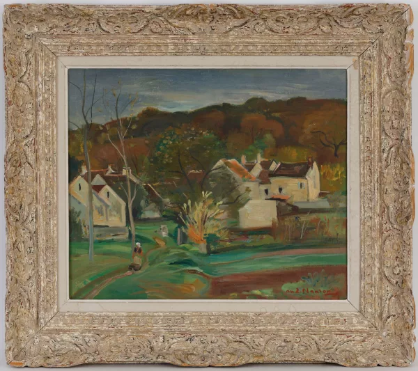 André Planson — Paysage de campagne,