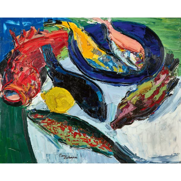 Pierre Ambrogiani — "Pois(s)ons à la nape Blanche".