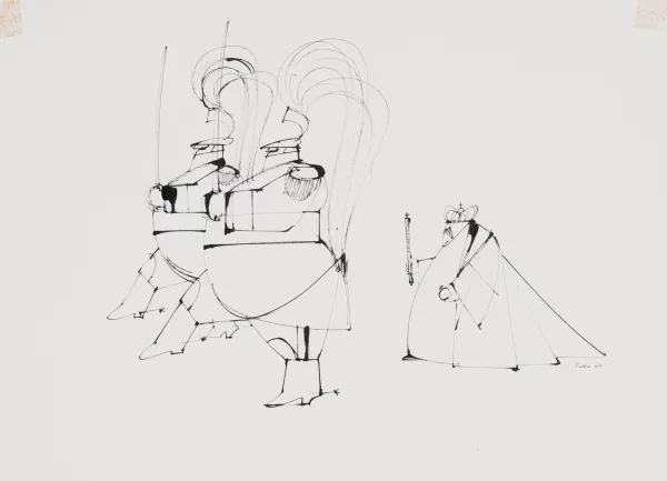 Paul Flora — Sans titre, 1964