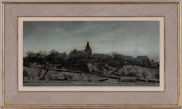 Albert Drachkovitch-Thomas — Village en hiver
