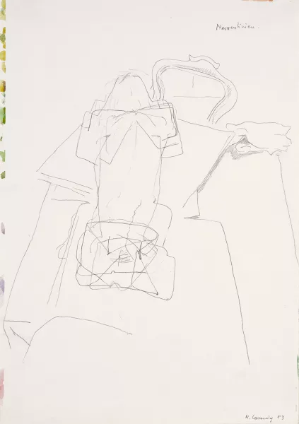 Maria Lassnig — Nervenlinien, 1983
