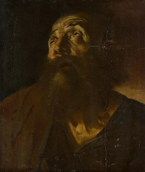 Francesco Francanzano — Attribué à Fracanzano, Francesco — zugeschrieben Heiliger (Fragment)