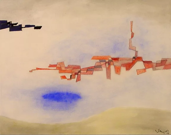 Gustave Singier — Sans titre, 1958
