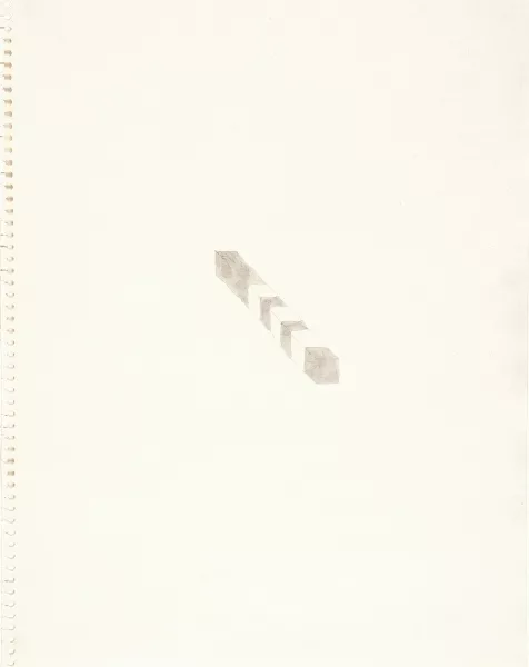 Richard Tuttle — Grey Bar, 1974