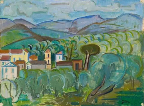 Werner Gilles — Landschaft bei Palinuro