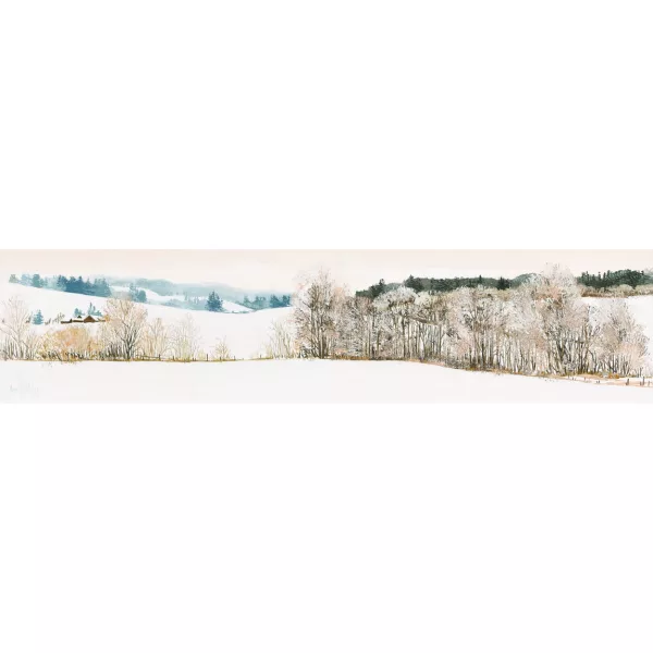 Michel Perrin — Paysage d'hiver.