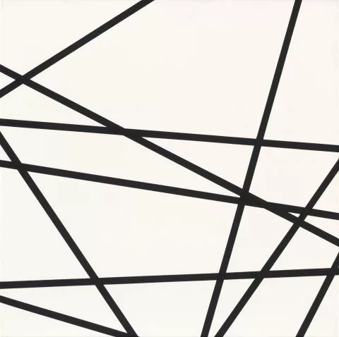 François Morellet — 10 lignes au hazard, no.75084, no.2