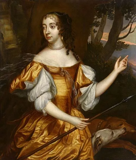 Jan Mytens — Portrait der Prinzessin Albertine Agnes von Oranien-Nassau, Fürstin von Nassau-Diez als Diana
