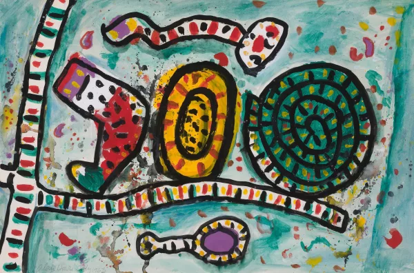 Alan Davie — A mirror for the frog