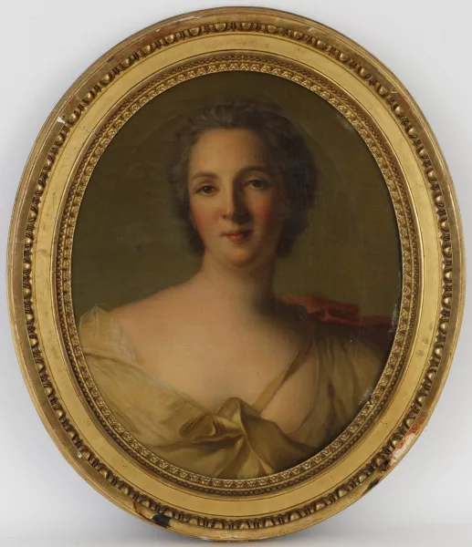 Jean-Marc Nattier — Suiveur de Jean-Marc Nattier — Portrait de Gabrielle Emilie de Tonnelier, marquise de Breteuil,