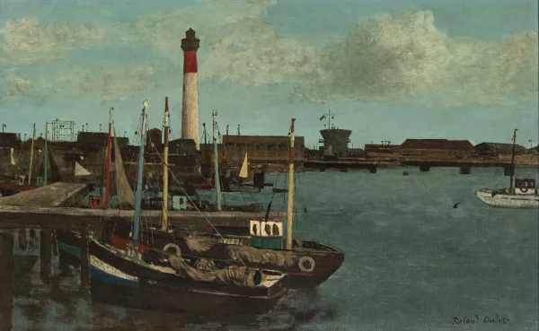 Roland Oudot — "Le phare de Ouistream",