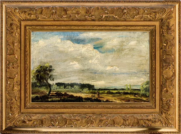 Jules Dupré — Attribué à Jules Dupré — Paysage animé,
