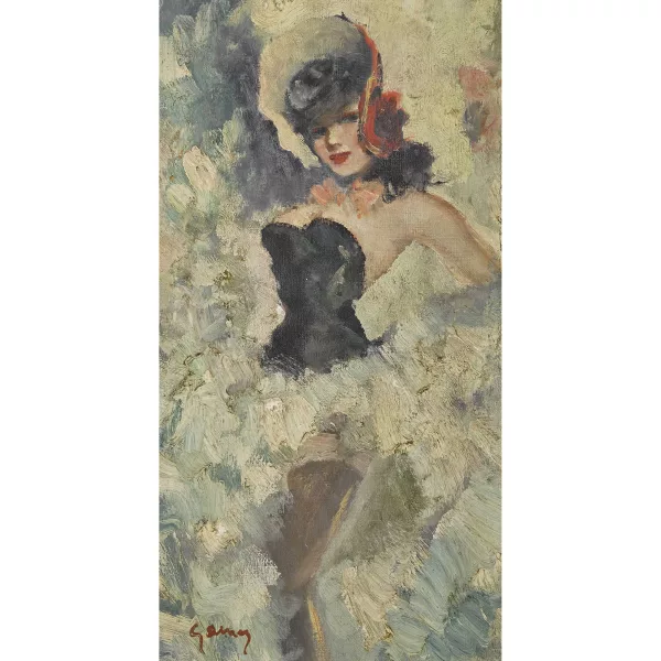 Paul-Élie Gernez — Attribué à PAUL-ÉLIE GERNEZ — Cabaret-Tänzerin.