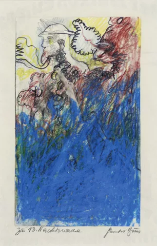 Günter Brus — Zur 13. Nachtwache, 1975
