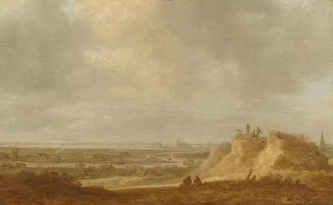 Jan van Goyen — Blick über die Windungen der Spaarne