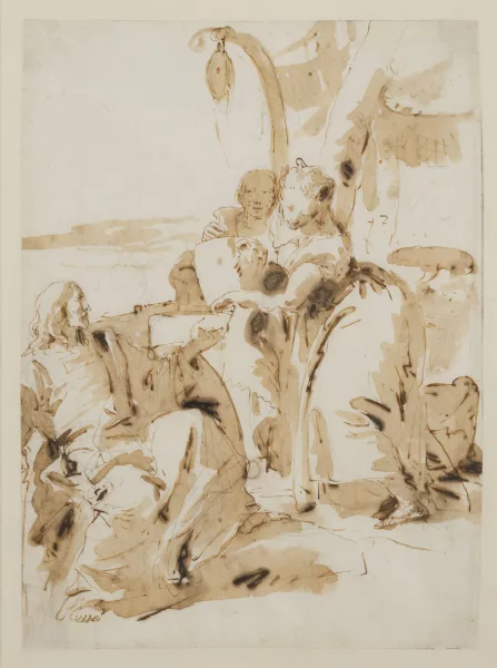 Giambattista Tiepolo — Atelier de Giovanni Battista Tiepolo — Scène biblique