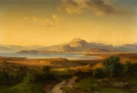 Louis Gurlitt — Blick auf den Albufera-See