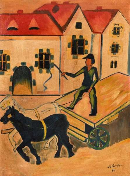 Hugo Scheiber — Paysan dirigeant son attelage