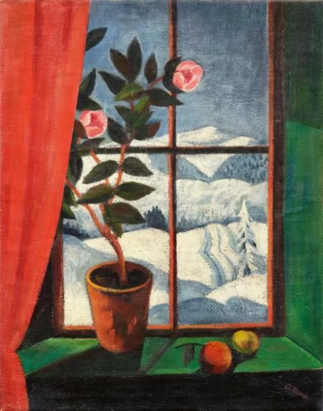Carlo Mense — Blühende Kamelie