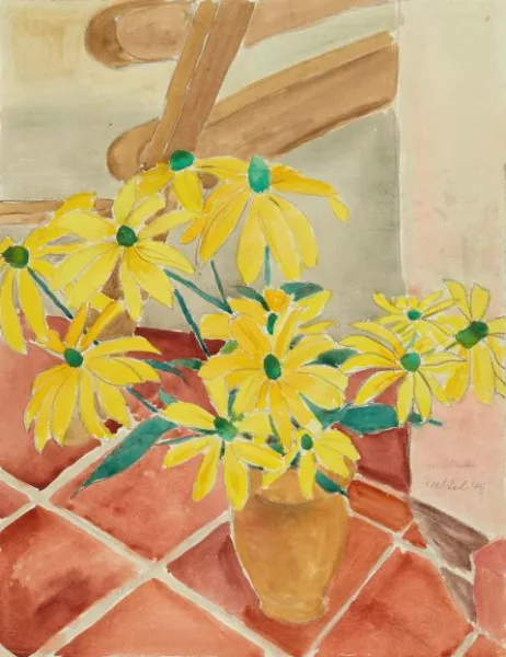 Erich Heckel — Gelbe Blüten