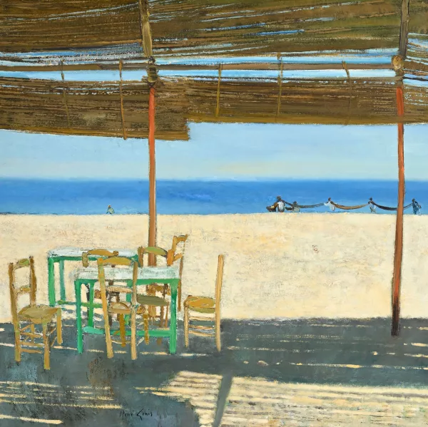 René Genis — Terrasse en bord de mer
