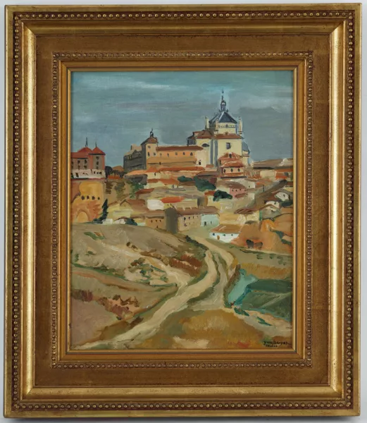 Yves Brayer — Yves Brayer (1907-1990), \\Paysage de Tolède\\,