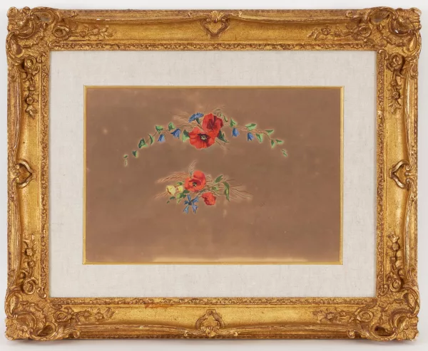 Camille Pissarro — Attribué à Camille Pissarro — Fleurs