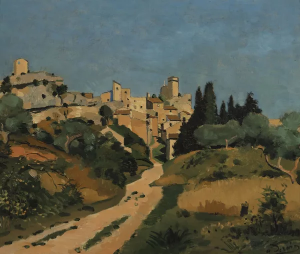 André Derain — Paysage du midi, vue d'Eygalière,